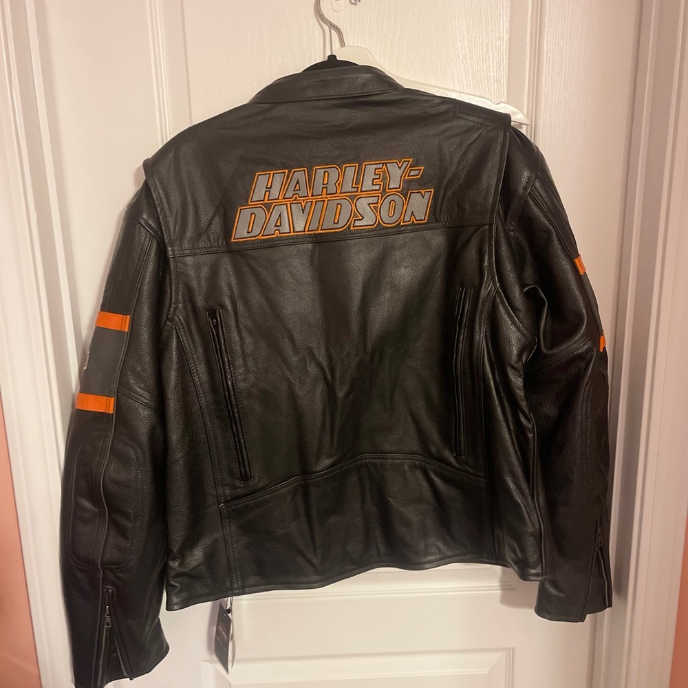 Harley-Davidson Screaming Eagle Men's Large, Real Leather, Brand New with tags!! - Picture 2 of 7